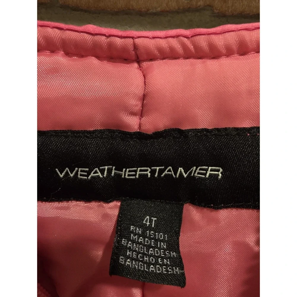 Weather Tamer Snow Bibs  4T One Piece Bin25